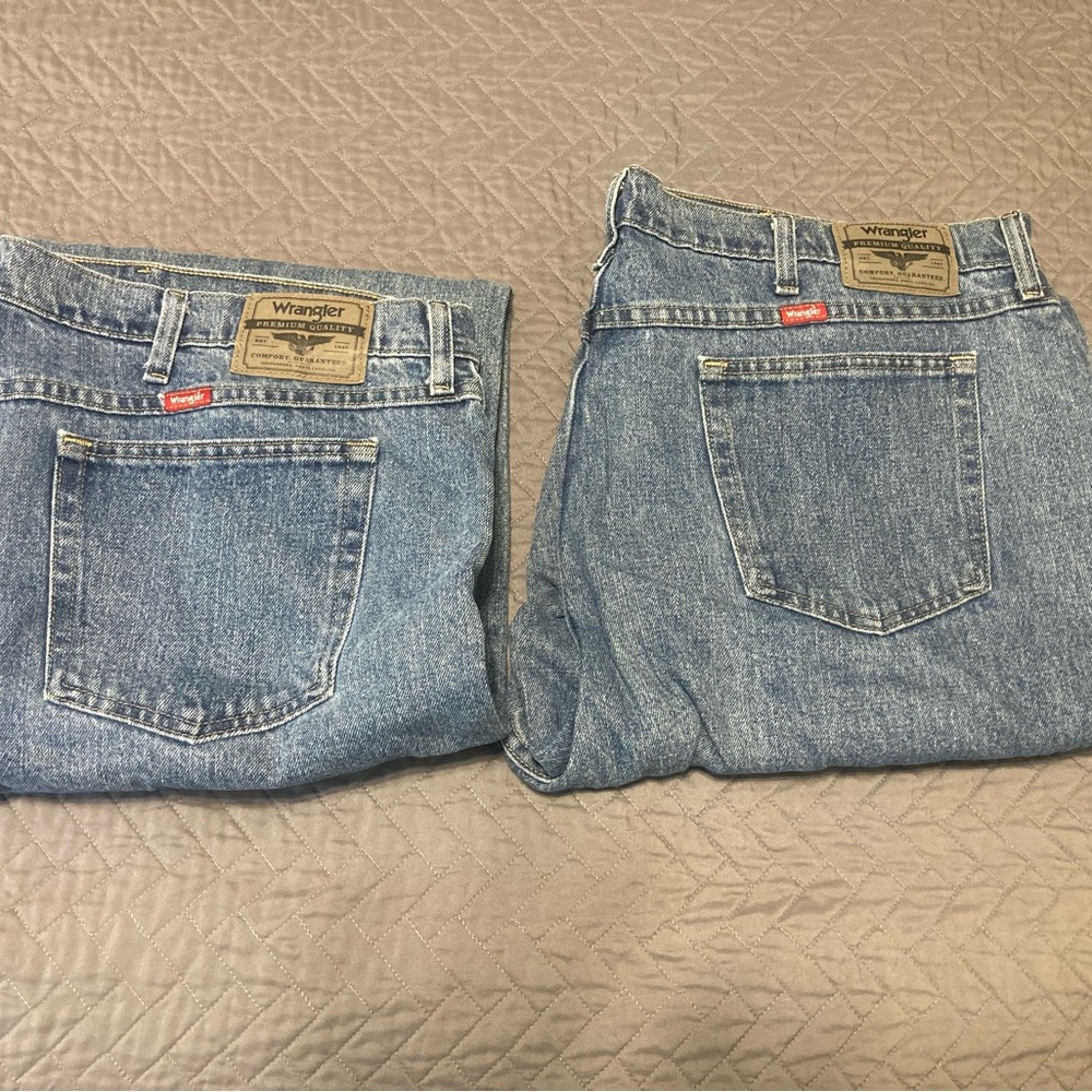 Wrangler Men's Relaxed Fit Denim Jeans